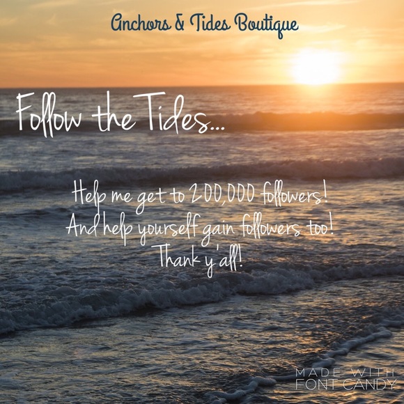 NEW BLUES! Follow the Tides... Anchors & Tides Boutique’s 1st Follow Game!! 💕 - Picture 3 of 5